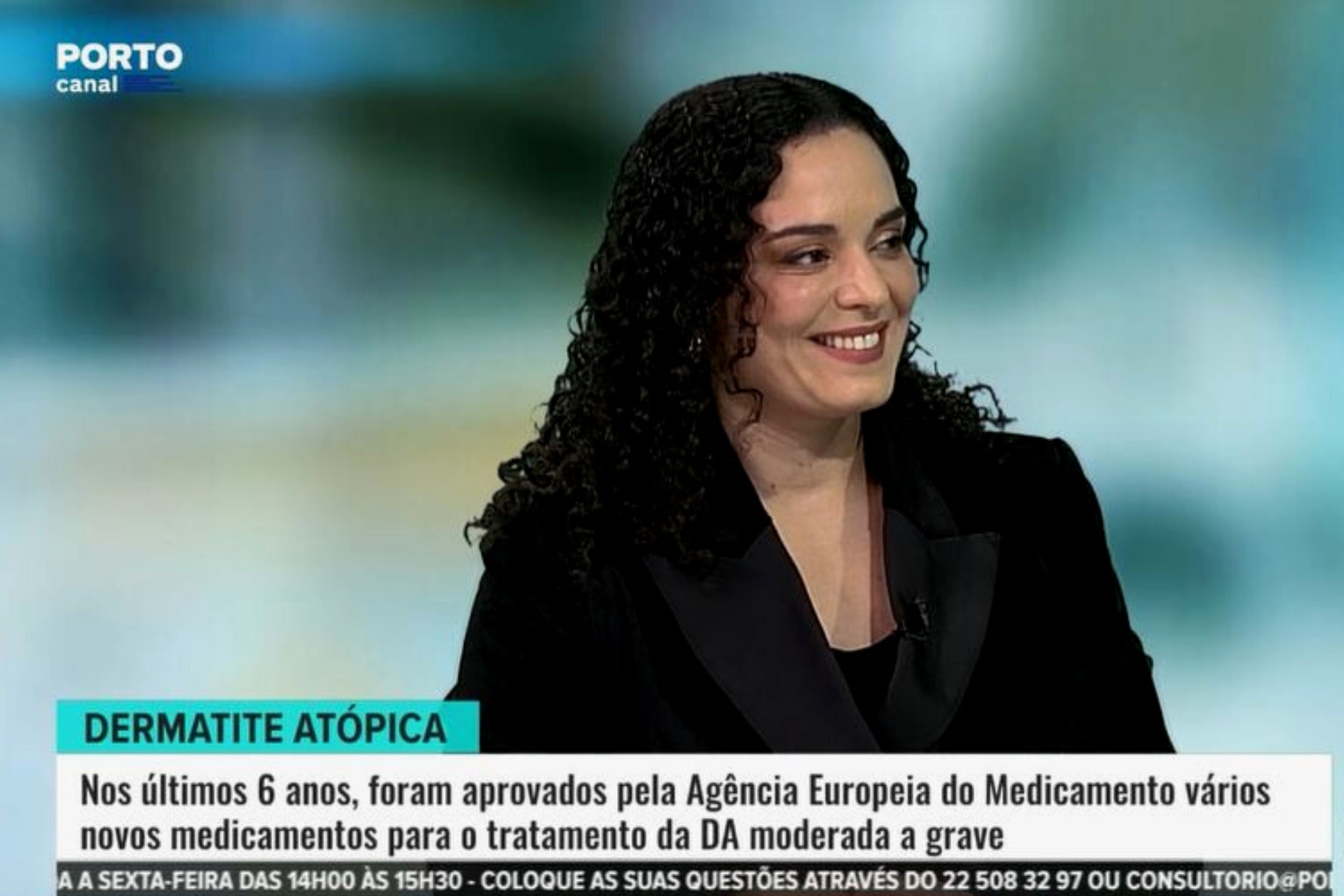 Marta Ribeiro Teixeira em entrevista no programa "Consultório"
