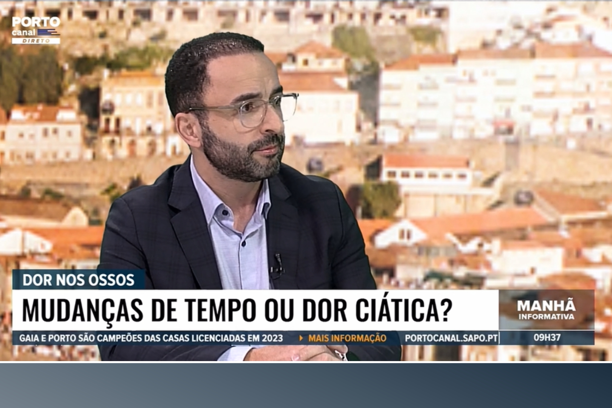 Rogério Pereira em entrevista no programa "Manhã Informativa"